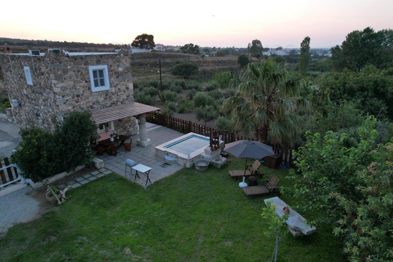 Traditional Kos Villa With Swimming Pool, Lawn Yard And Bbq Eksteriør billede