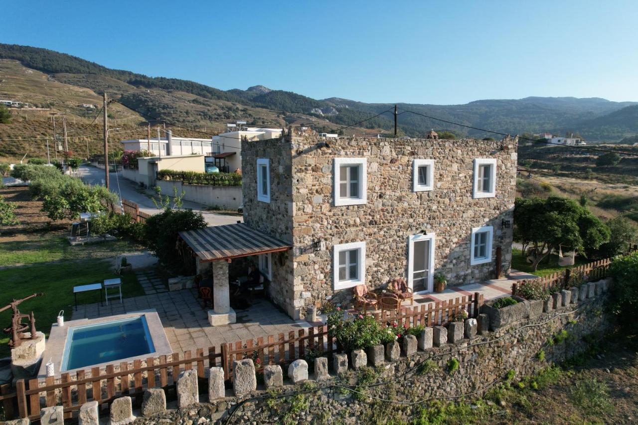 Traditional Kos Villa With Swimming Pool, Lawn Yard And Bbq Eksteriør billede