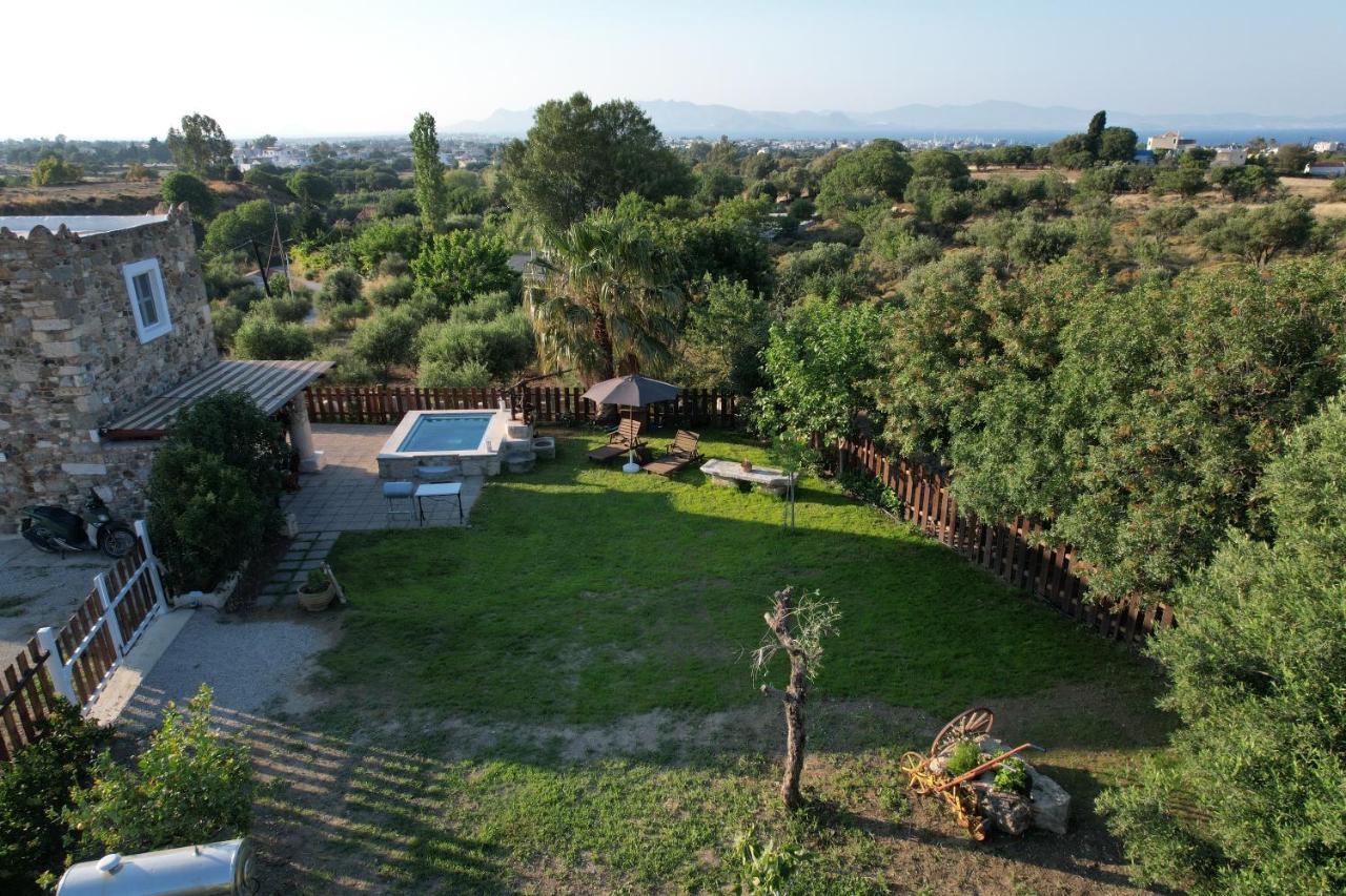 Traditional Kos Villa With Swimming Pool, Lawn Yard And Bbq Eksteriør billede
